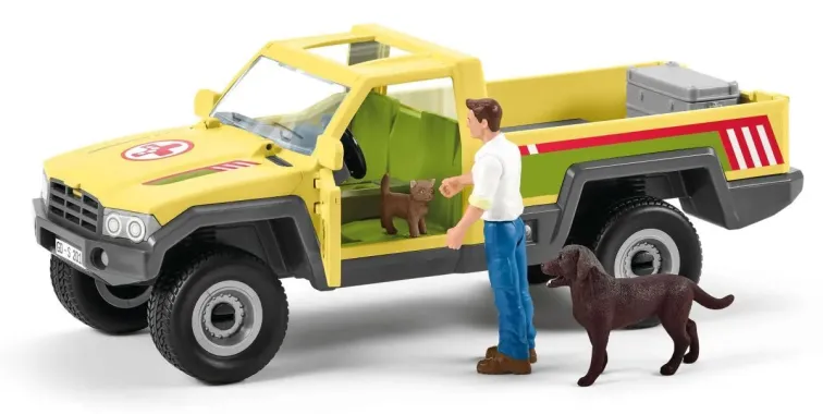Schleich Farm World 42503 : Visite du vétérinaire à la ferme