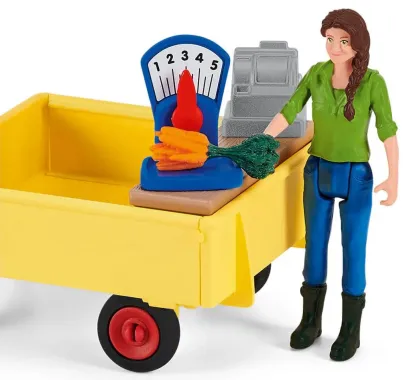 Schleich Farm World 42528 : Etal mobile de la ferme