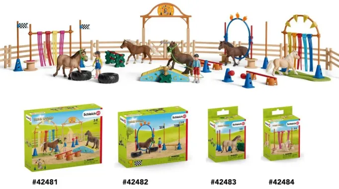 Schleich Farm World 42484 : Rideau pour poney