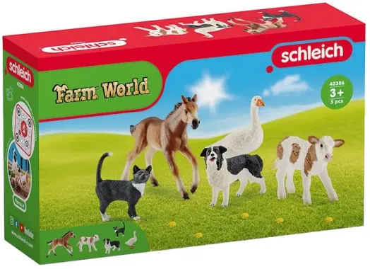 Schleich Farm World 42386 : Assortiment d&#039;animaux Farm World