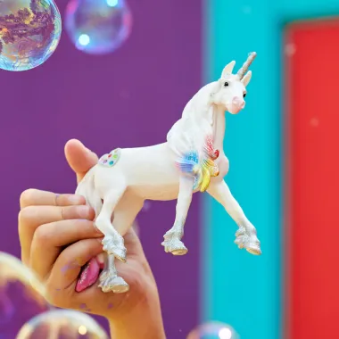 Schleich Bayala 70725 : Licorne arc-en-ciel, mâle