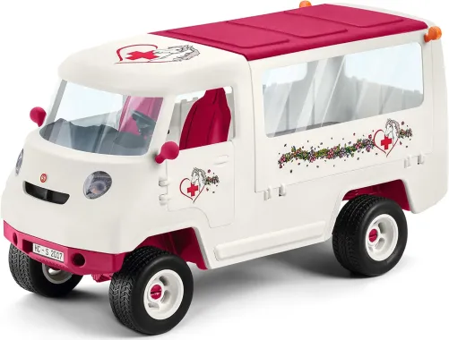 Schleich Horse Club 42370 : Vétérinaire Mobile avec Poulain Hanovrien