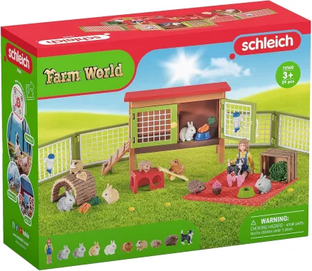 Schleich Farm World 72160 : Pique-nique avec les petits animaux