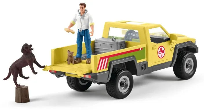 Schleich Farm World 42503 : Visite du vétérinaire à la ferme