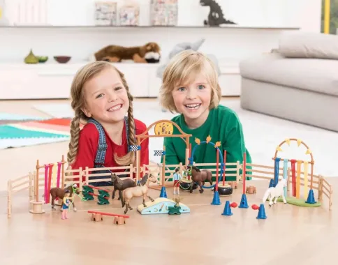 Schleich Farm World 42484 : Rideau pour poney