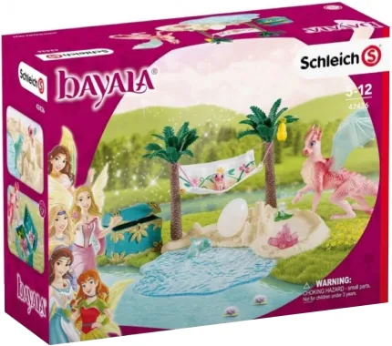Schleich Bayala 42436 : Ile au trésor avec maman et bébé dragon