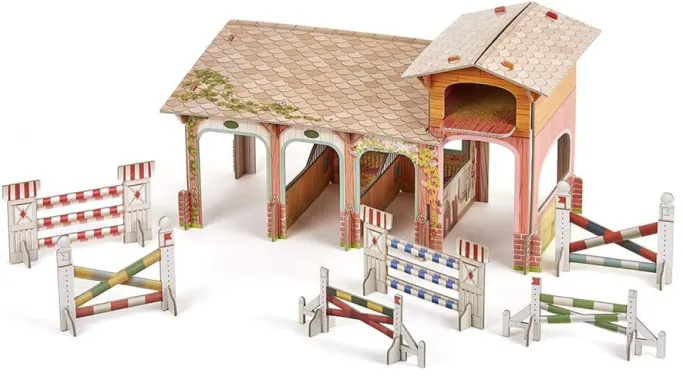 Papo Chevaux, poulains et poneys 80313 : Set Poney-Club Fashion hiver