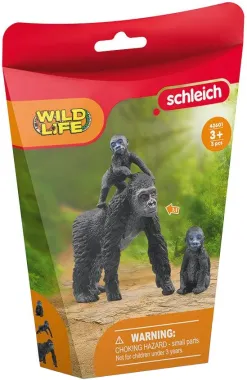 Schleich Wild Life 42601 : Famille de Gorilles des Plaines