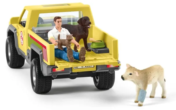 Schleich Farm World 42503 : Visite du vétérinaire à la ferme
