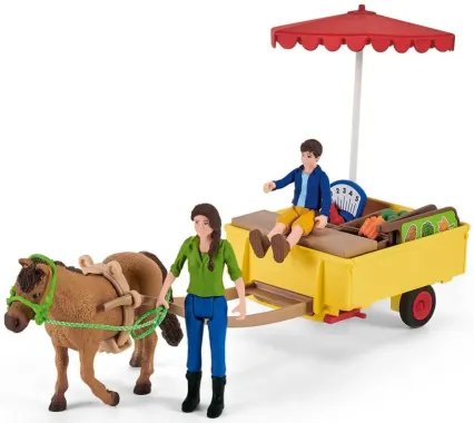 Schleich Farm World 42528 : Etal mobile de la ferme