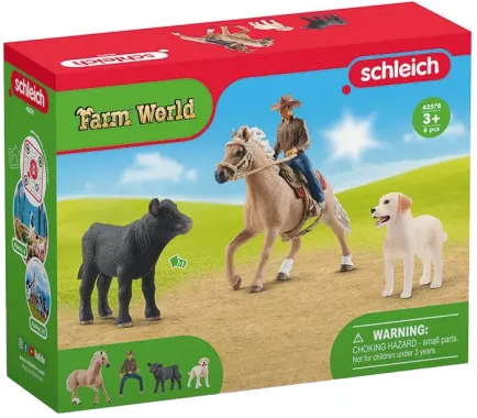 Schleich Farm World 42578 : Aventures d&#039;équitation Western
