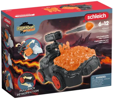 Schleich Eldrador Creatures 42668 : Crashmobile de Lave avec Mini Creature