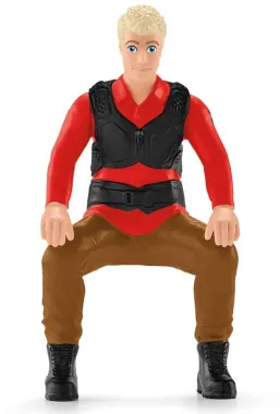 Schleich Dinosaurs 41466 : Fuite sur quad face au vélociraptor