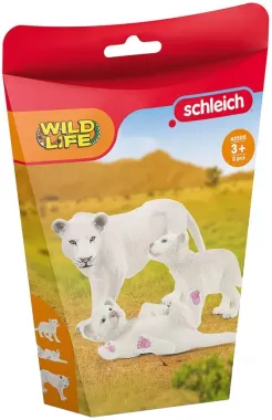 Schleich Wild Life 42505 : Lionne avec bébés