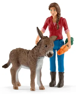 Schleich Farm World 42407 : Ferme avec étable et animaux