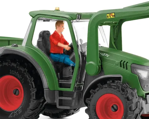 Schleich Farm World 42608 : Tracteur et remorque
