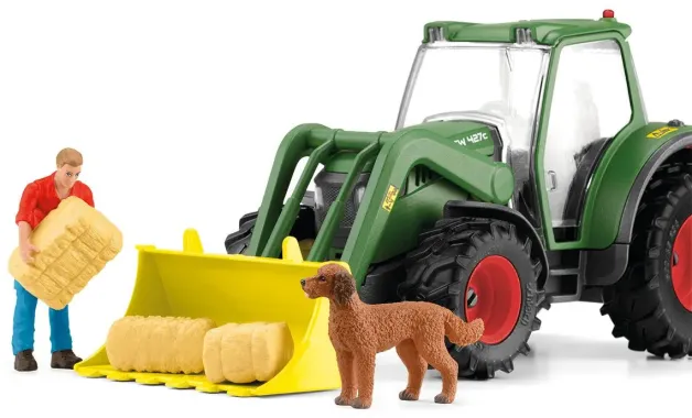 Schleich Farm World 42608 : Tracteur et remorque