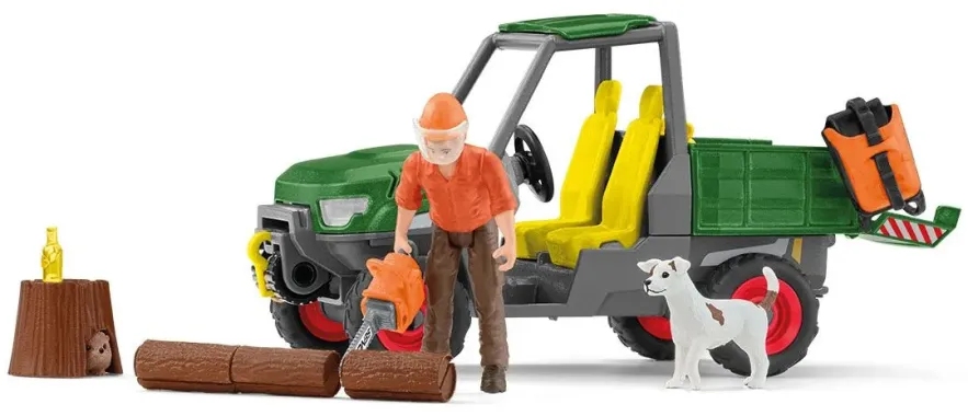 Schleich Farm World 42659 : Garde forestier avec véhicule