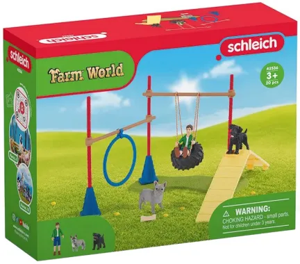Schleich Farm World 42536 : Divertissement pour chiens