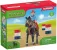Schleich Farm World 42576 : Cowgirl et Tonneaux de Racing