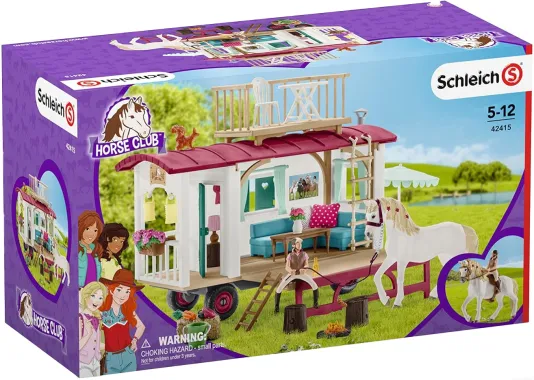Schleich Horse Club 42415 : Caravane pour les rencontres secrètes du club