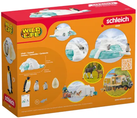 Schleich Wild Life 42661 : Famille pingouin sur la banquise