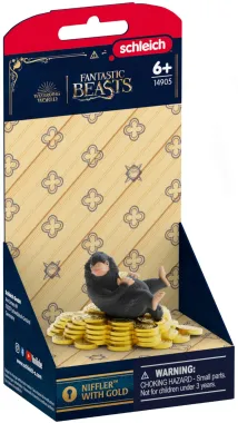 Schleich Harry Potter 14905 : Niffleur avec or (Les Animaux Fantastiques)