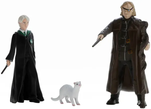 Schleich Harry Potter 14907 : Maugrey Fol Œil &amp; Drago Malefoy avec fouine