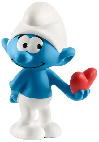 Schtroumpf avec cœur