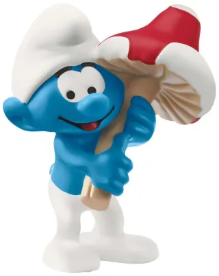 Schtroumpf avec porte-bonheur