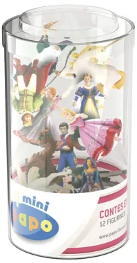 Papo Le monde enchanté 33012 : Mini Plus Monde enchanté (Tube, 12 pcs)