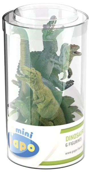 Mini Plus Dinosaures Lot 1 (Tube, 6 pcs)