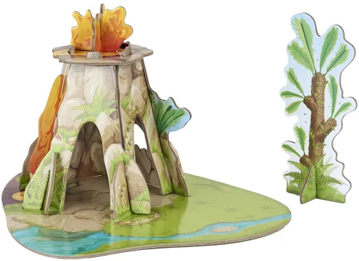 Papo Les dinosaures 33104 : Mini Terre des dinosaures