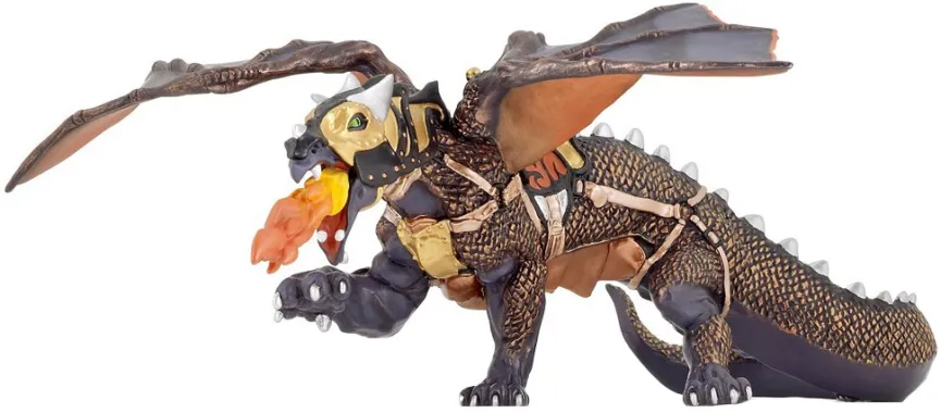 Papo Fantastique et Médiéval 38958 : Dragon des ténèbres