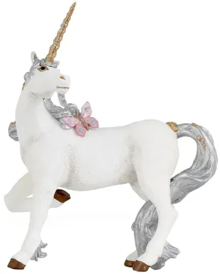Licorne argentée