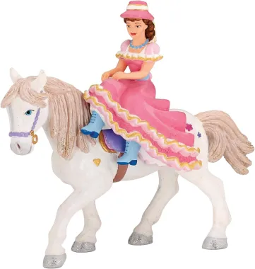 Papo Le monde enchanté 39074 : Cavalière au chapeau