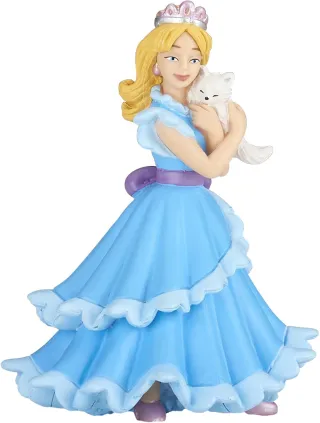 Princesse Bleue au chat