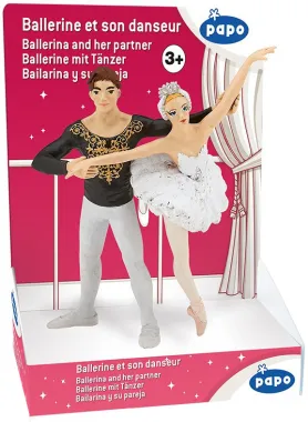 Papo Le monde enchanté 39128 : Ballerine et son danseur