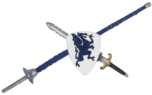 Papo Fantastique et Médiéval 39260 : Set de 10 boucliers et épées