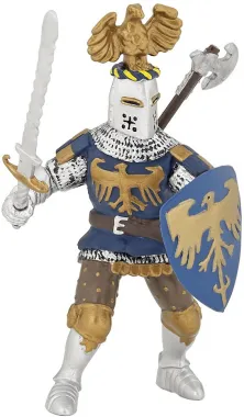 Papo Fantastique et Médiéval 39362 : Chevalier bleu au cimier