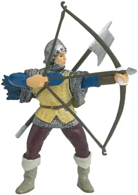 Papo Fantastique et Médiéval 39385 : Archer bleu