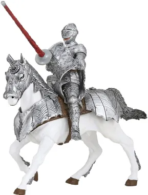 Papo Fantastique et Médiéval 39799 : Cheval en armure