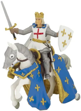Papo Les historiques 39841 : Saint Louis et son cheval