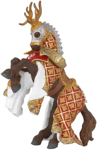 Cheval du Maître des armes cimier cerf