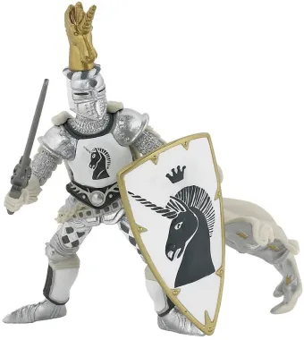 Papo Fantastique et Médiéval 39915 : Maître des armes cimier licorne