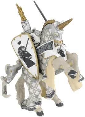 Papo Fantastique et Médiéval 39915 : Maître des armes cimier licorne
