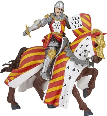 Papo Fantastique et Médiéval 39945 : Cheval de tournoi