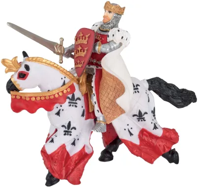 Papo Fantastique et Médiéval 39950 : Roi Arthur rouge