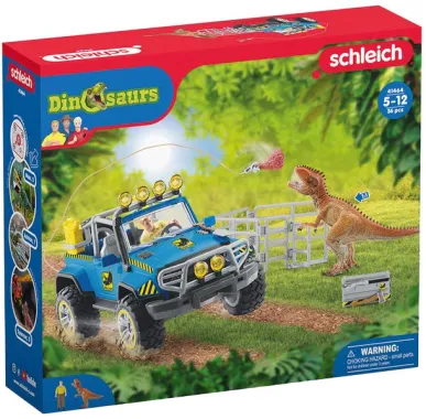 Schleich Dinosaurs 41464 : Voiture tout-terrain avec avant-poste Dino