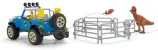 Schleich Dinosaurs 41464 : Voiture tout-terrain avec avant-poste Dino